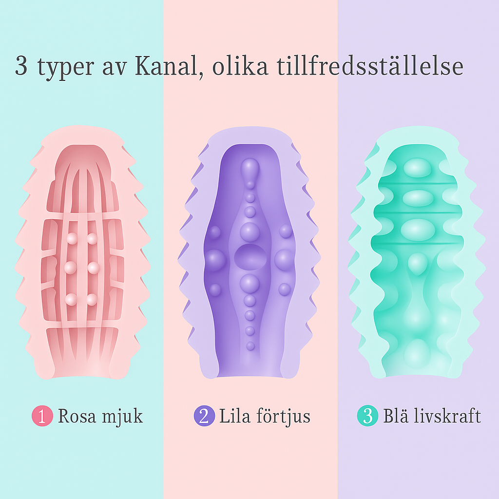 Masturbator Egg för Män - Bärbar & Realistisk Onaniprodukt